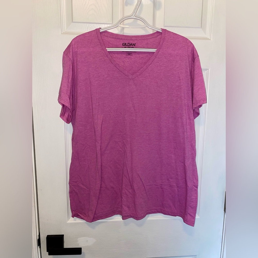 Gildan Purple Short Sleeve